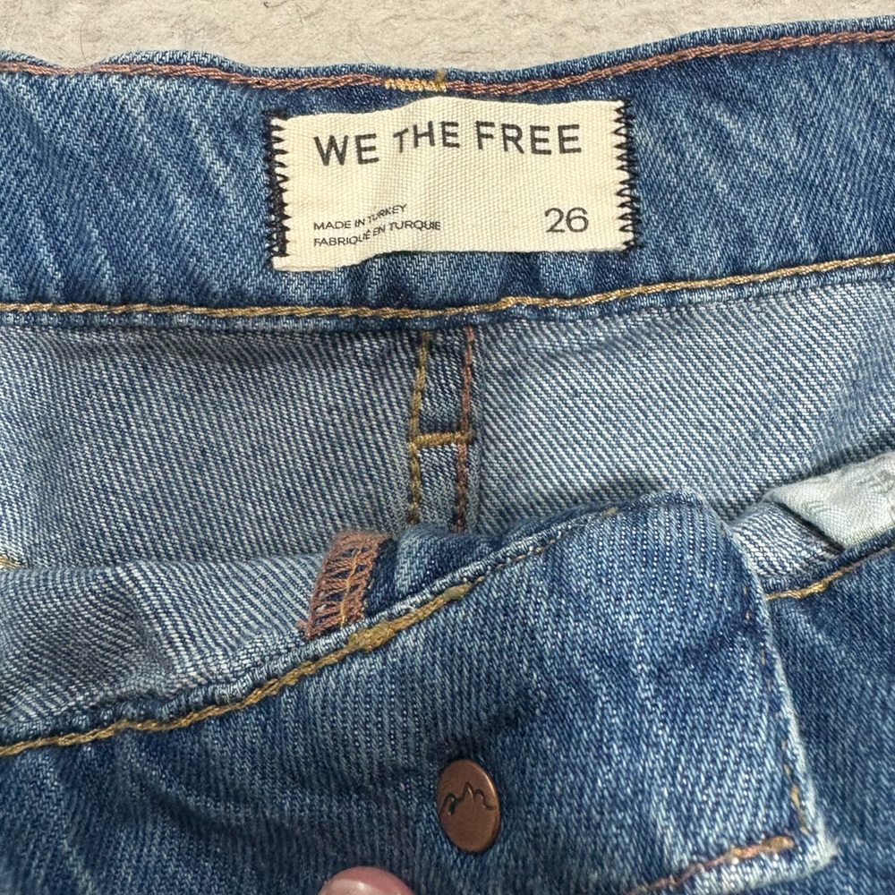 Free People We The Free Stride Straight 'n Wide Jeans - Picture 6 of 9